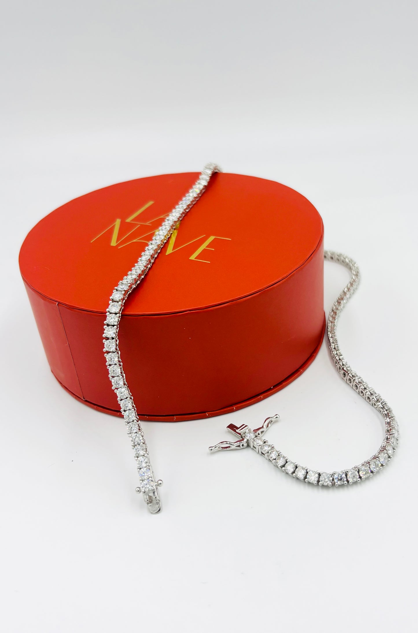 Moissanite 3mm Tennis Necklace