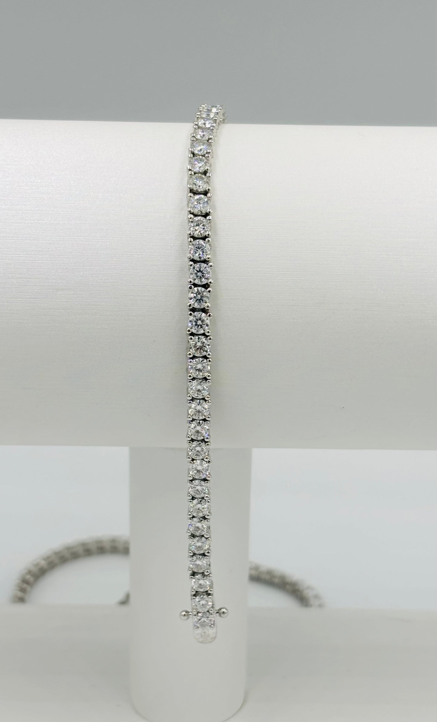 Moissanite 3mm Tennis Necklace