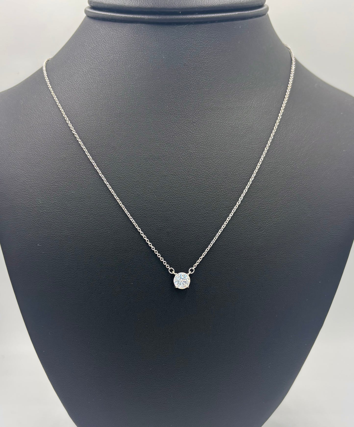 Moissanite Solitaire Necklace