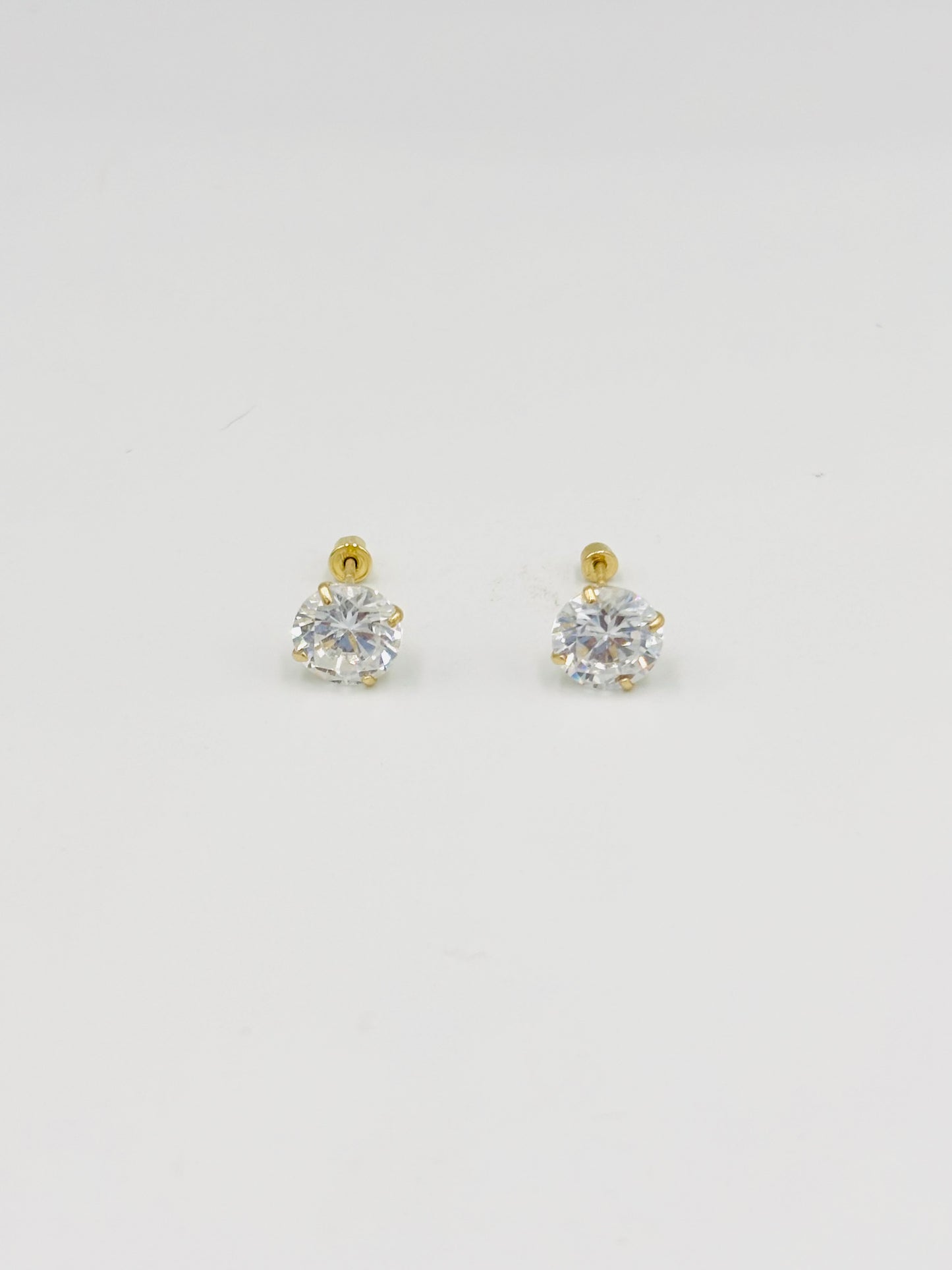 14K CZ Studs
