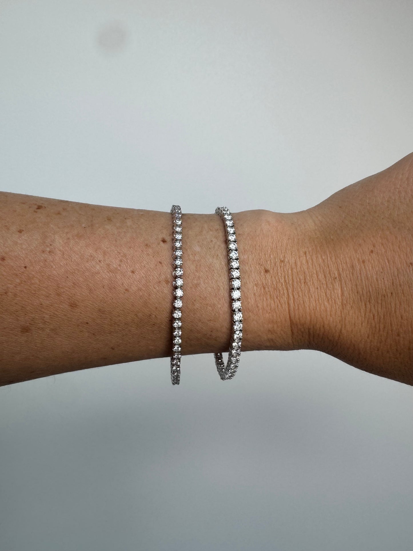 Moissanite 3mm Tennis Bracelet