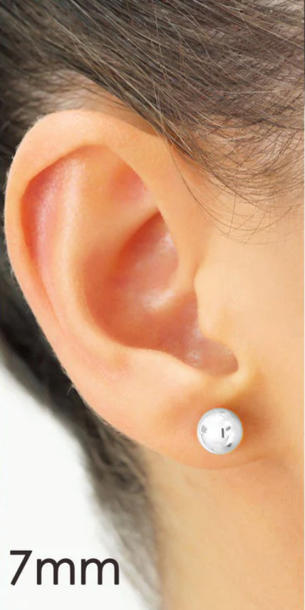 Classic 14K Gold Ball Stud Earrings