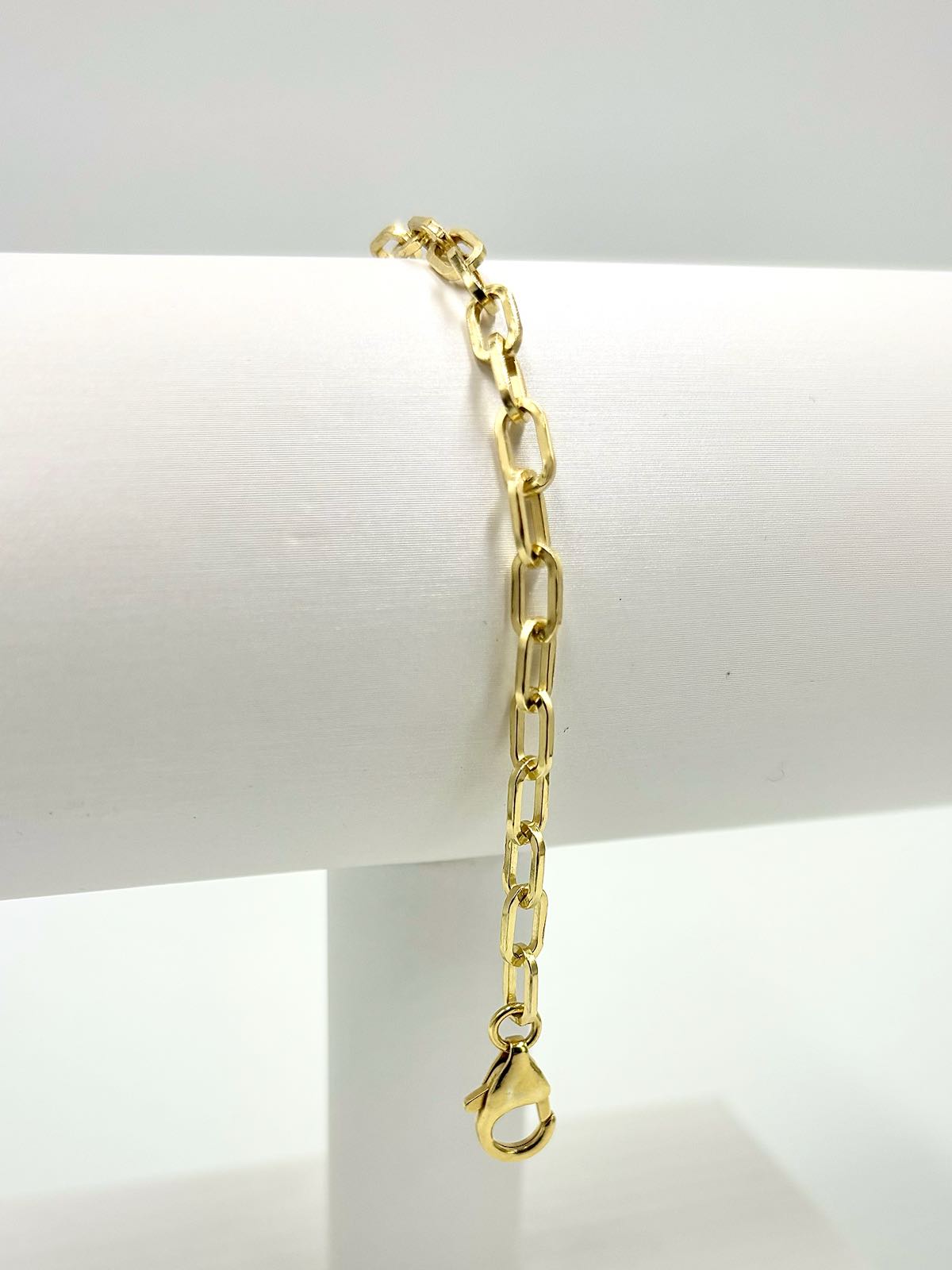 14K Gold Plated Square Link Bracelet