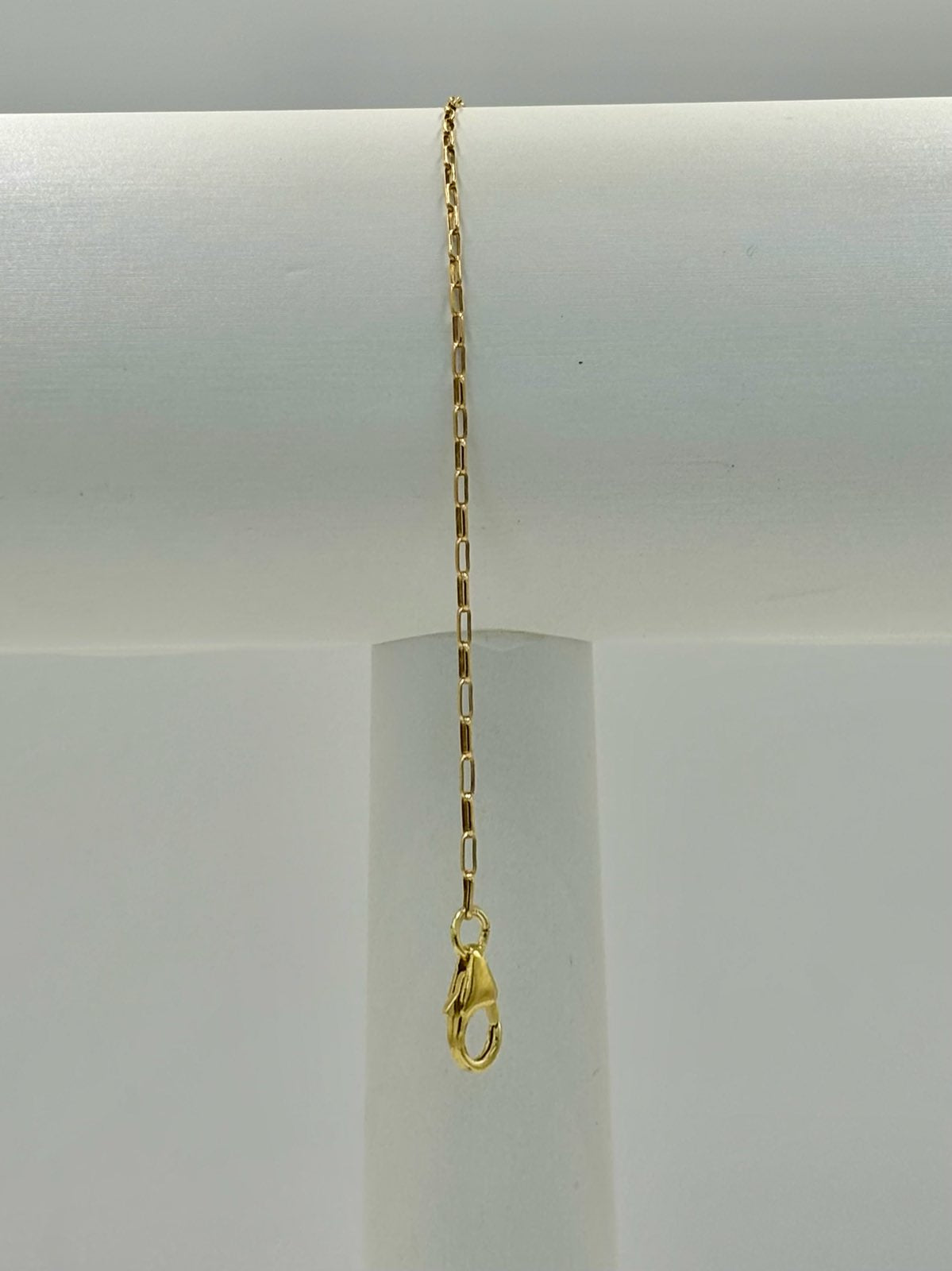 Dainty Elongated Square Box Chain Necklace