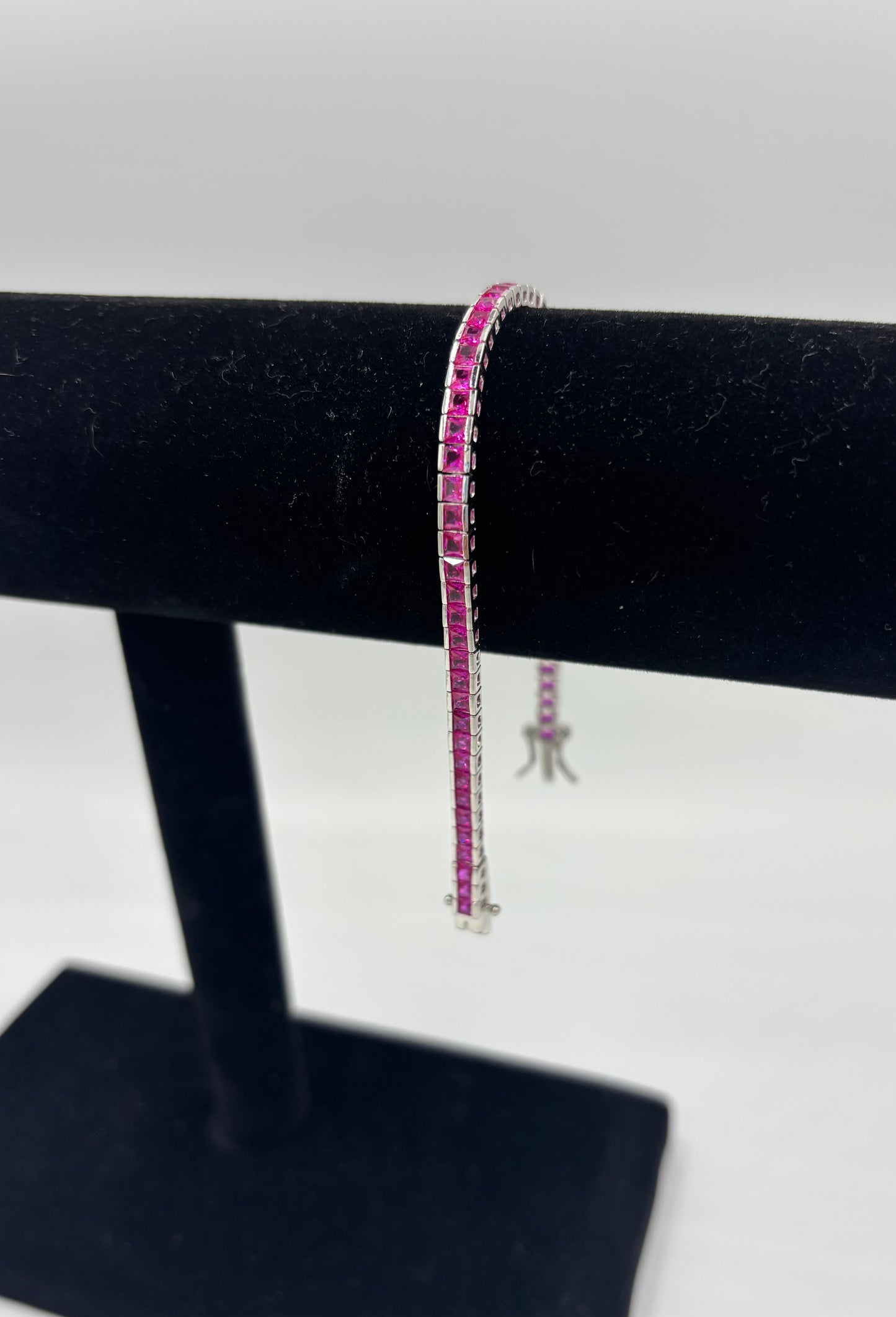 Colored CZ Tennis Bracelet