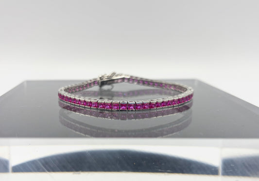 Colored CZ Tennis Bracelet
