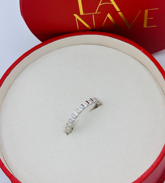 Moissanite Eternity Band